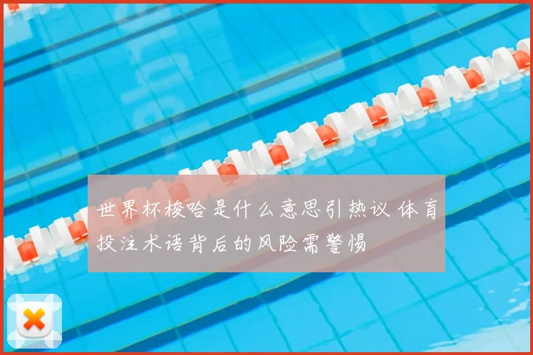 世界杯梭哈是什么意思引热议 体育投注术语背后的风险需警惕